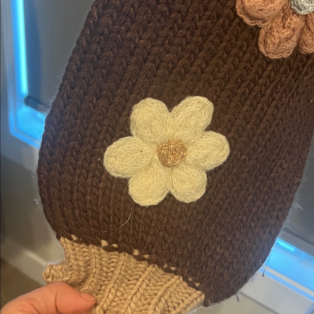 Luna Ivy Floral Knit Sweater - Picture 4 of 7